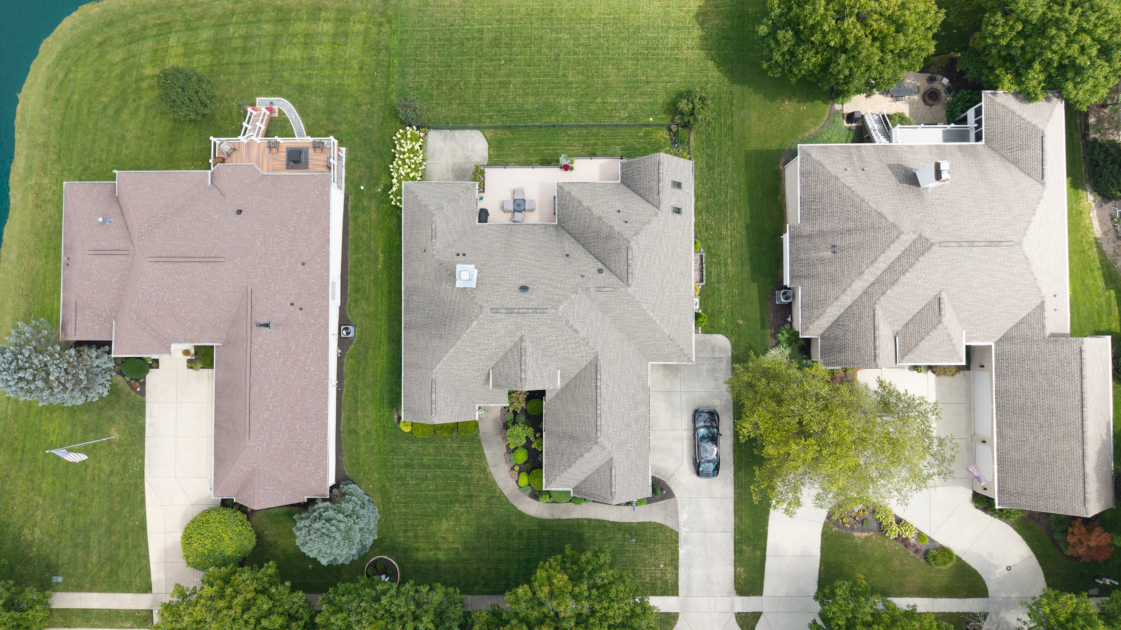 Urban progress aerial real estate project